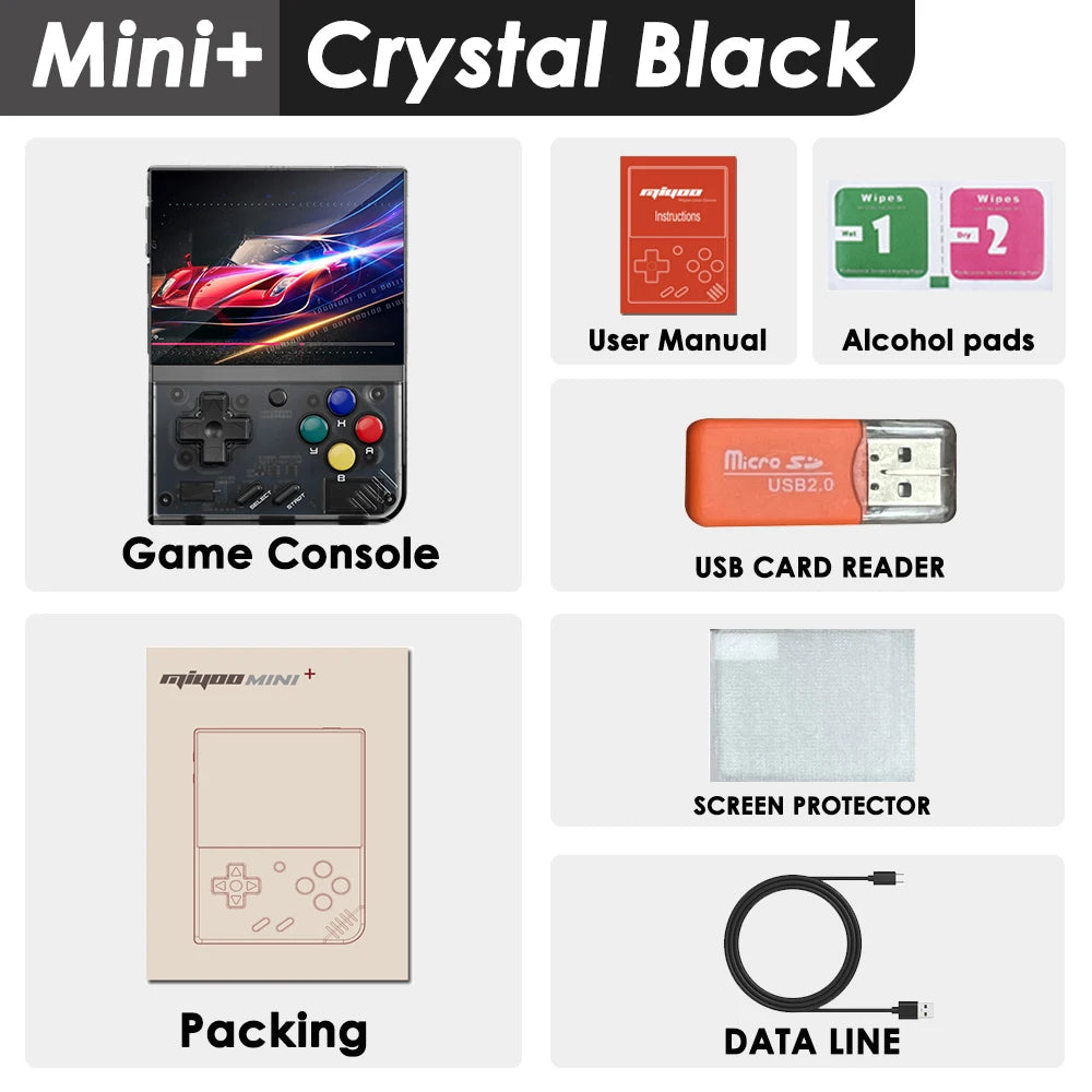 Mini+ - Retro Handheld Video Game Console Open Source Linux System 64GB