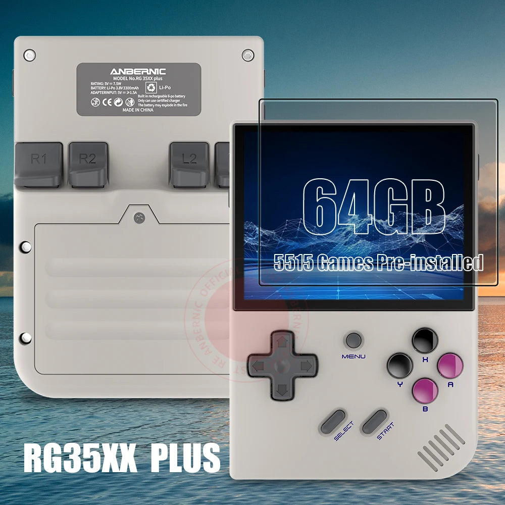 G35XX+ - Retro Handheld Video Game Console Open Source Linux System 64GB