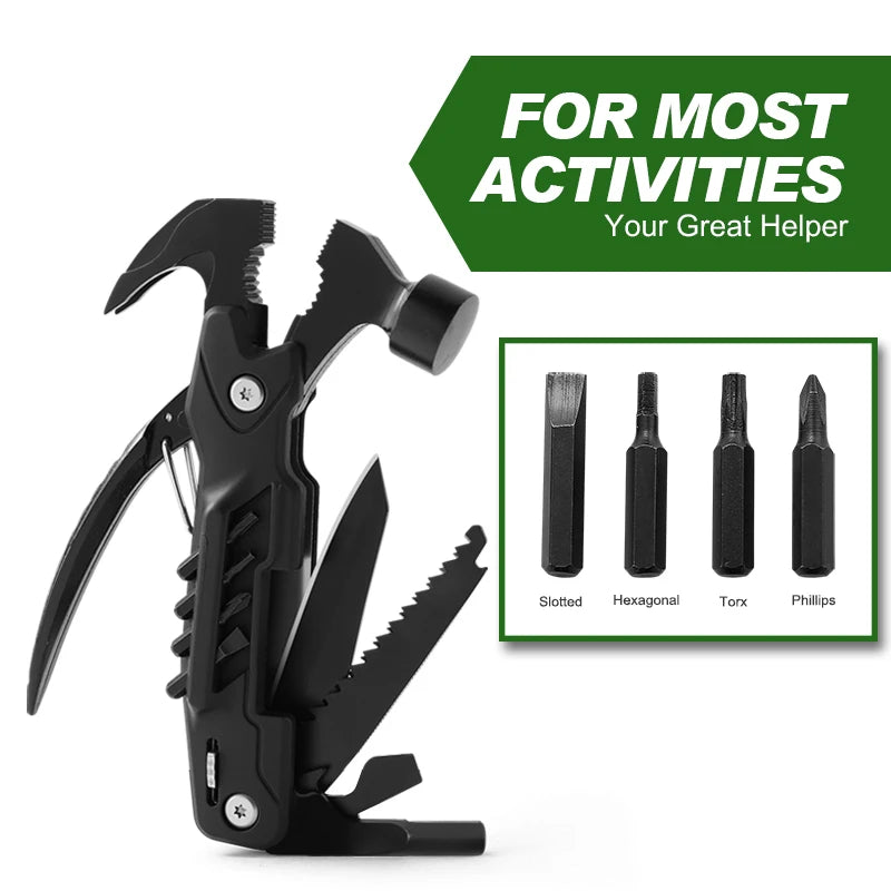 Swiss Tech - 12 in 1 Multitool for Men Survival / Camping / Outdoor Tool