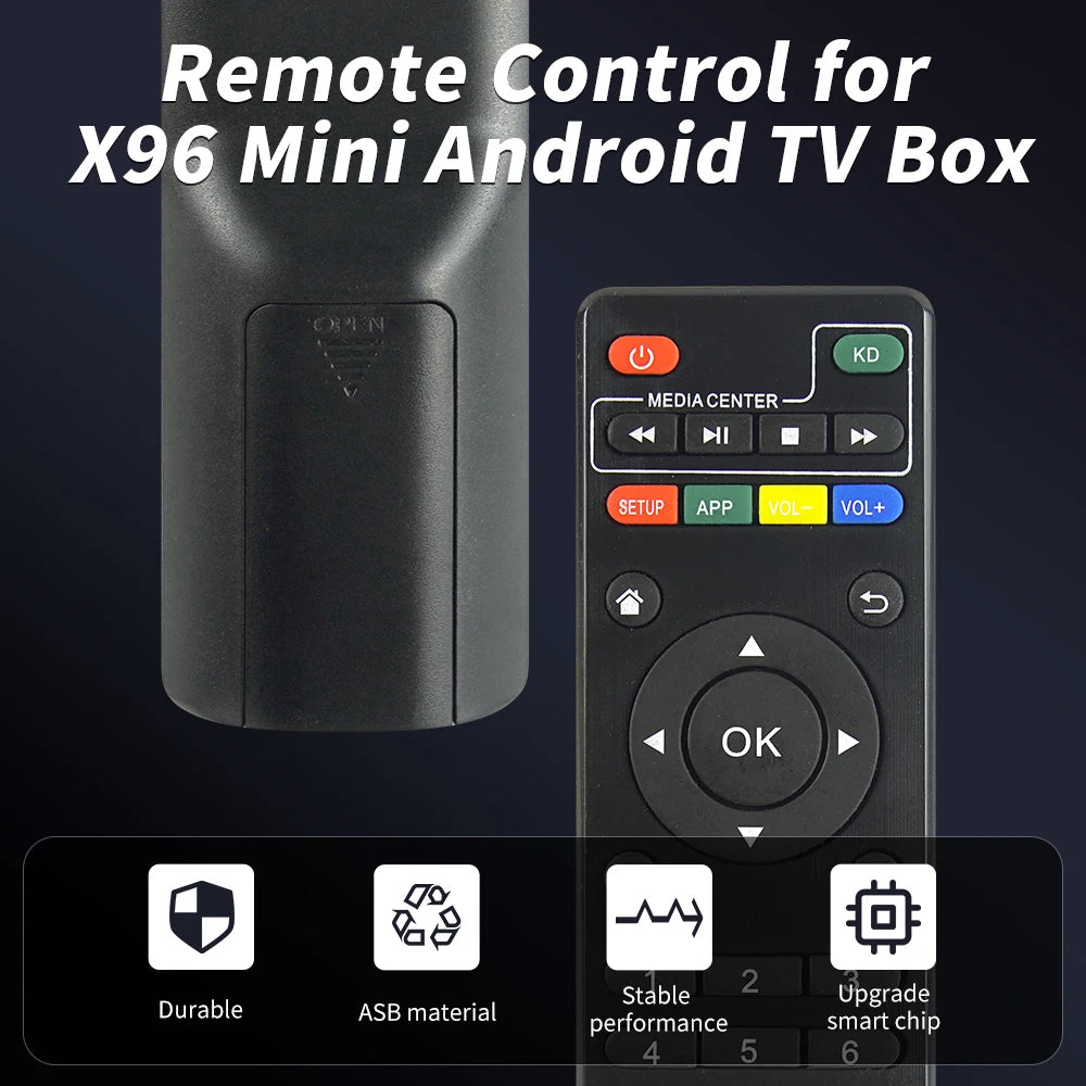 Replacement Remote Control for MXQ Android and KODI TV Boxes