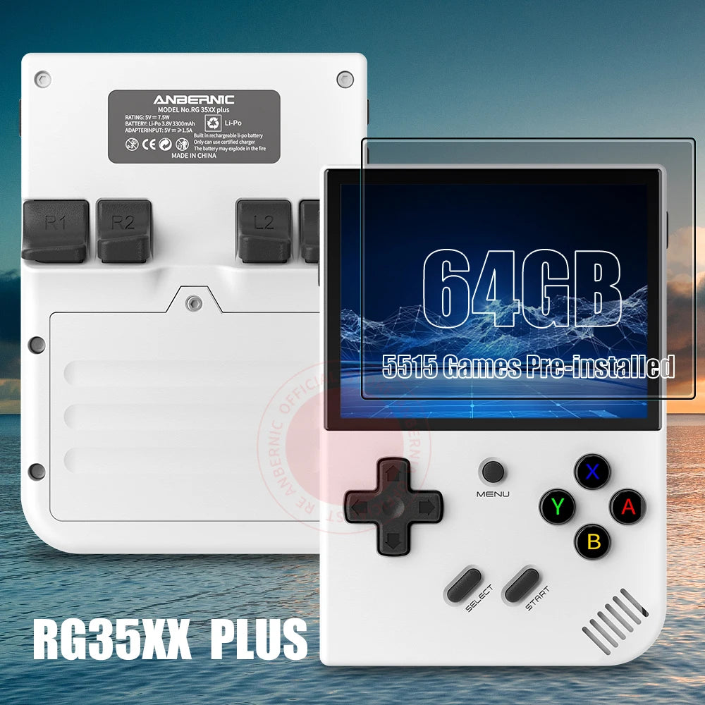 G35XX+ - Retro Handheld Video Game Console Open Source Linux System 64GB