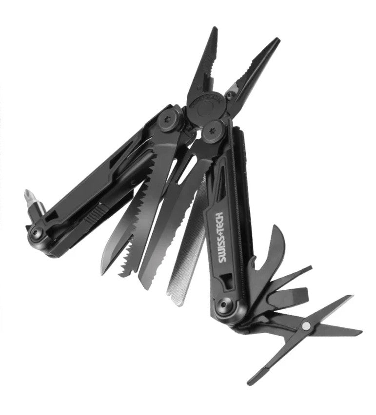 Swiss Tech - 16 in 1 Multitool for Men Survival / Camping / Outdoor Tool