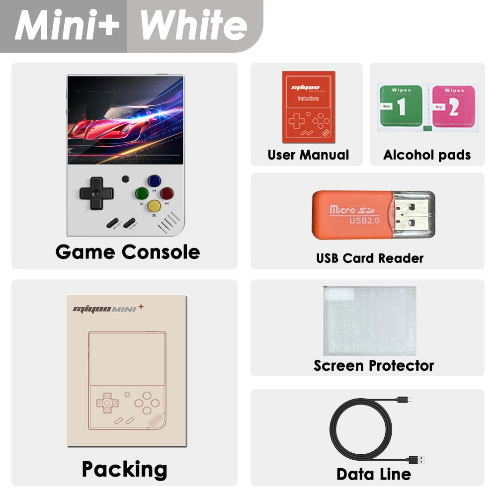 Mini+ - Retro Handheld Video Game Console Open Source Linux System 64GB